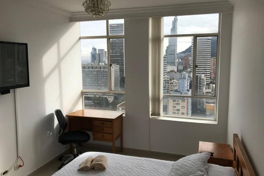 - Apto En El Corazon De La Ciudad Con Vista Unica Bogotá Eksteriør bilde
